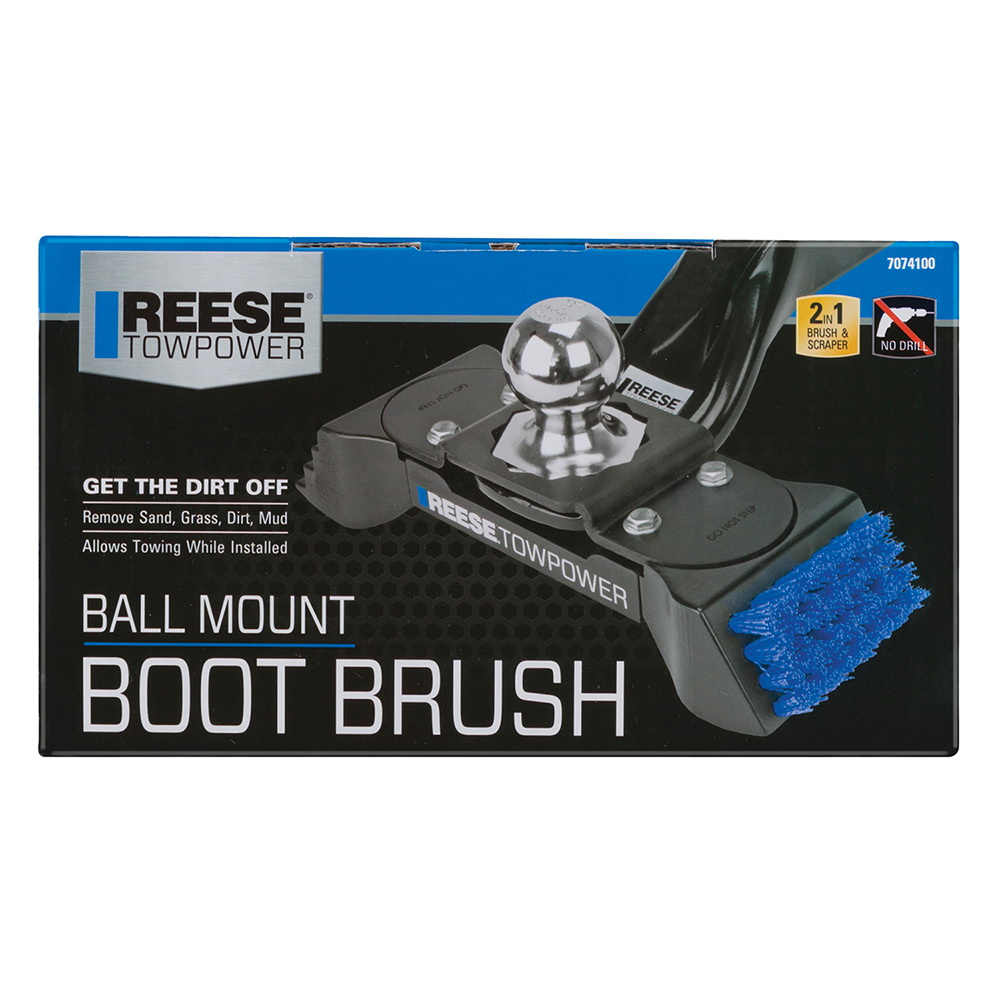 Reese Towpower 7074100 Ball Mount Boot Brush, Aluminum, For: Standard, Interlock 2 in Ball Mounts - 4