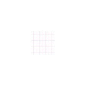 Rhodia N 08 8200 Graph Pad, Micro-Perforated Sheet, 3 x 8-1/4 in Sheet, 80-Sheet, Staple Binding - 1