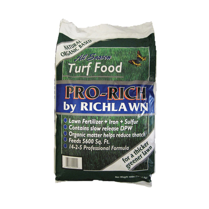Richlawn Pro-Rich PTFPR40 Turf Food, 40 lb, Granular, 14-2-5 N-P-K Ratio - 2