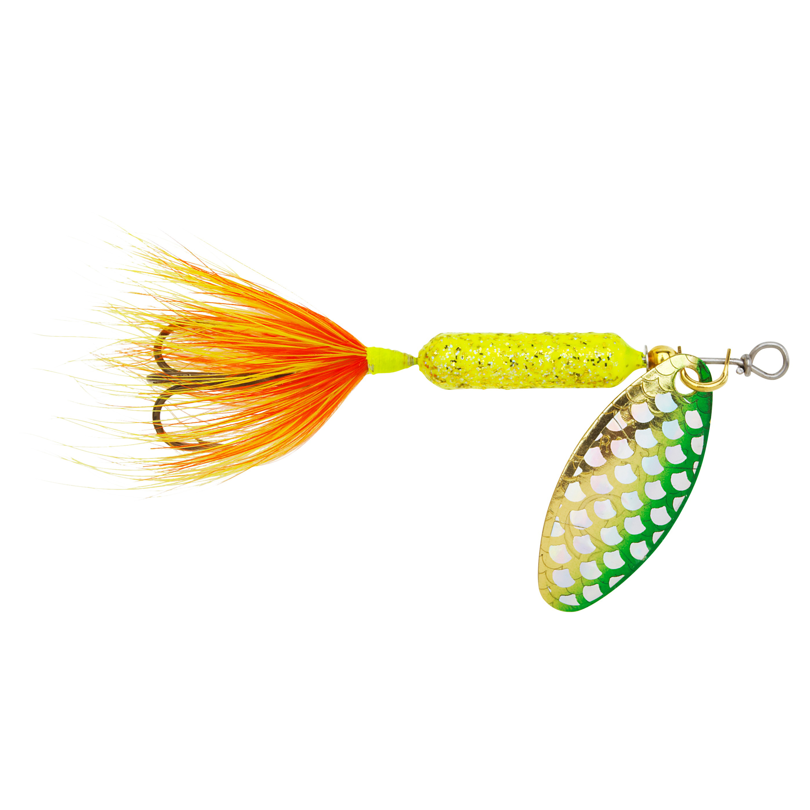Worden's 206SCHR Fishing Lure, Bass, Crappie, Perch, Trout, Strobe Chartreuse Lure - 1