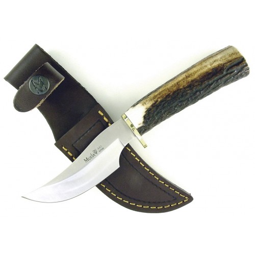 Muela DP-10A Knife, 4 in L Blade, Stainless Steel Blade, Staghorn Handle, 8-5/16 in OAL - 1