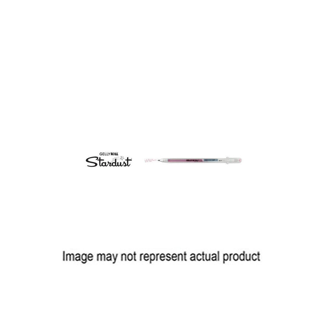 Gelly Roll Stardust Series 37955 Glitter Pen, 1 mm Tip, Rose - 1
