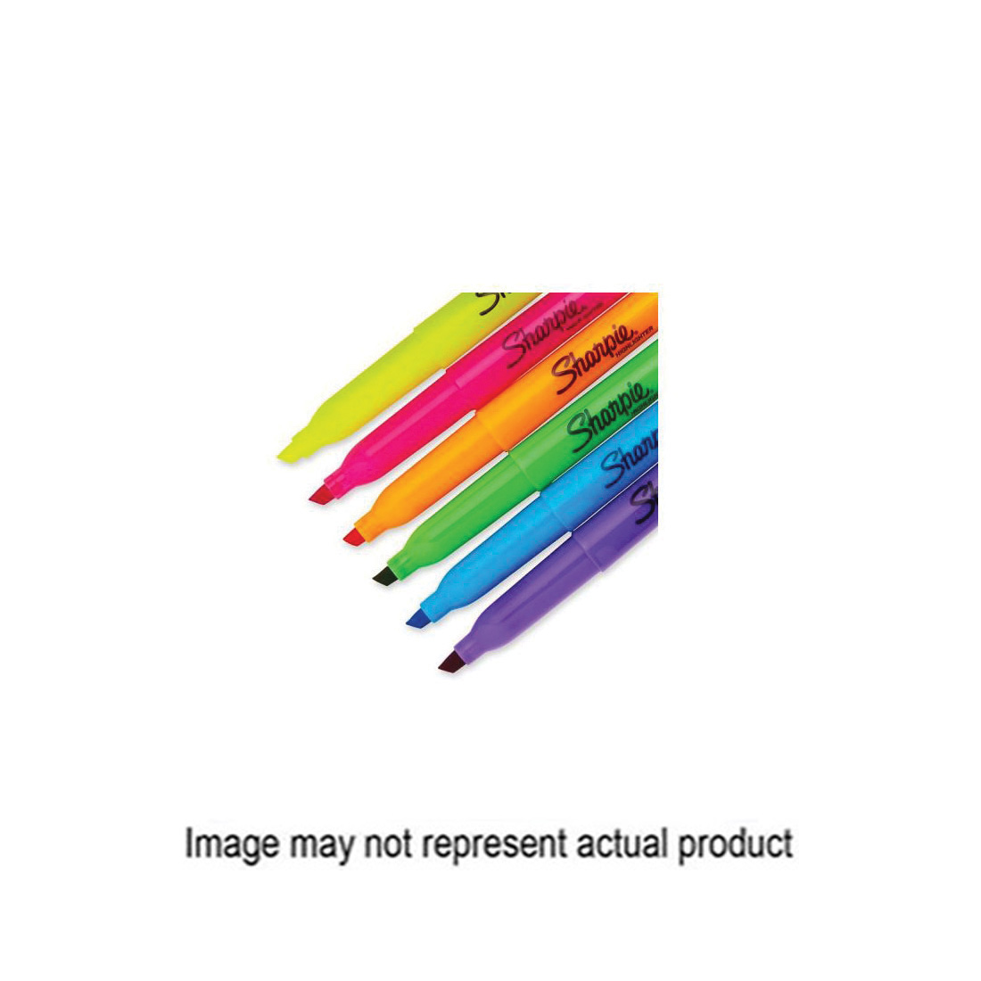 Sharpie 27174PP Pocket Highlighter, Chisel Lead/Tip, Assorted Lead/Tip