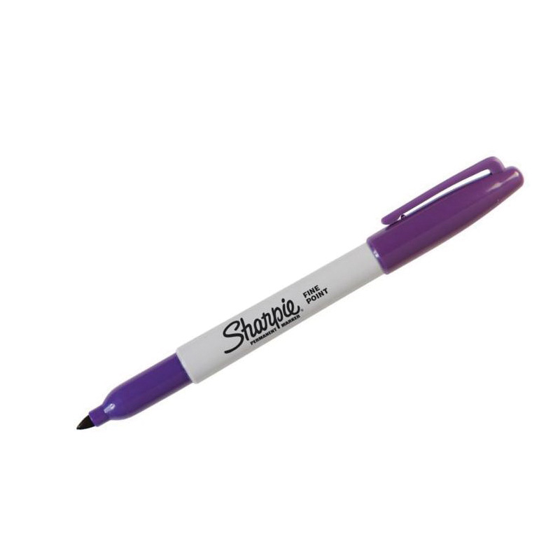 Sharpie 30038 Permanent Marker, Purple Lead/Tip - 1