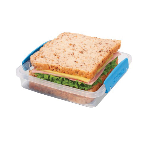 Sistema TO GO 21647 Sandwich Box, 15.22 oz Capacity, Plas