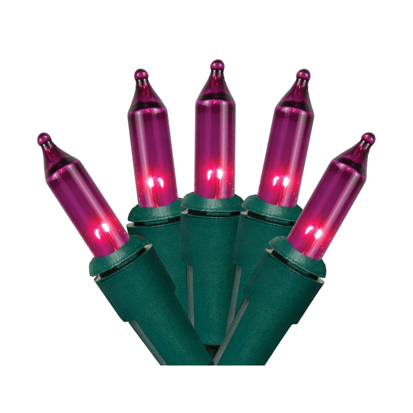 2980-08/U13Y072L Light Set, 2.5 V, 100-Lamp, Purple Lamp, 1000 hr Average Life