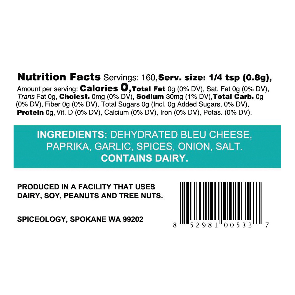 Black & Blue BBQ Rub, Spiceology, 4.3 oz Jar - 3