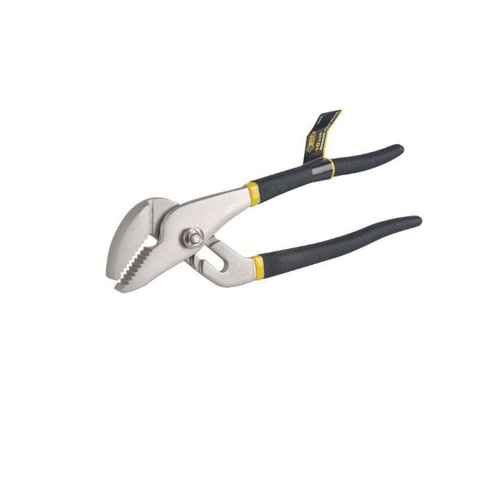 Steel Grip 2262046 Tongue and Groove Plier, 10 in OAL, Black/Yellow Handle, Comfort-Grip Handle - 1
