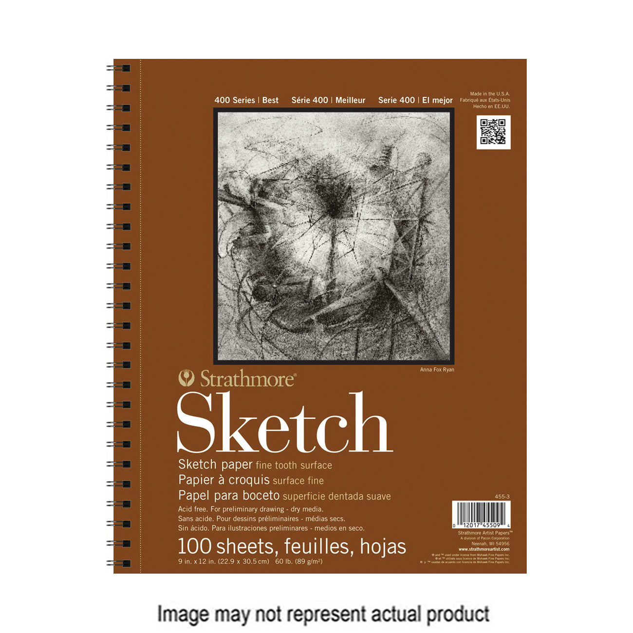 Strathmore 400 455-8 Sketch Pad, Author: Anna Fox Ryan, 1