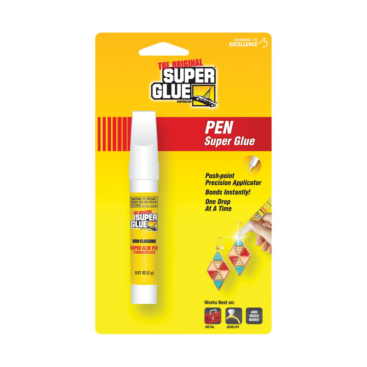Super Glue Quick Fix Pen, Superglue Corp, Clear, 0.07 oz - 2