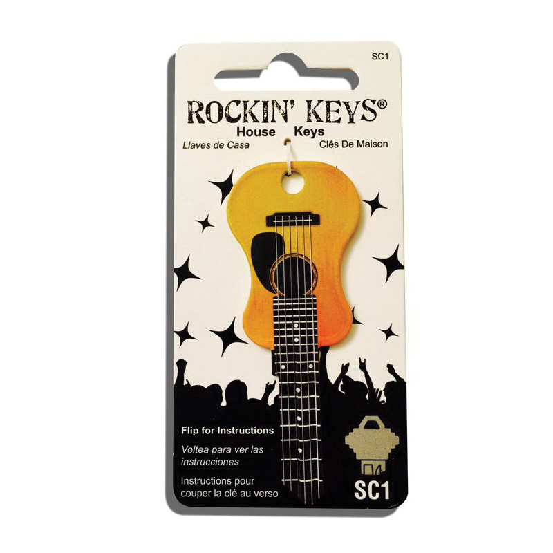 TD Rand Company Rockin' Keys Series 5681 Key Blank, Brass, For: Schlage SC1 Keys - 3