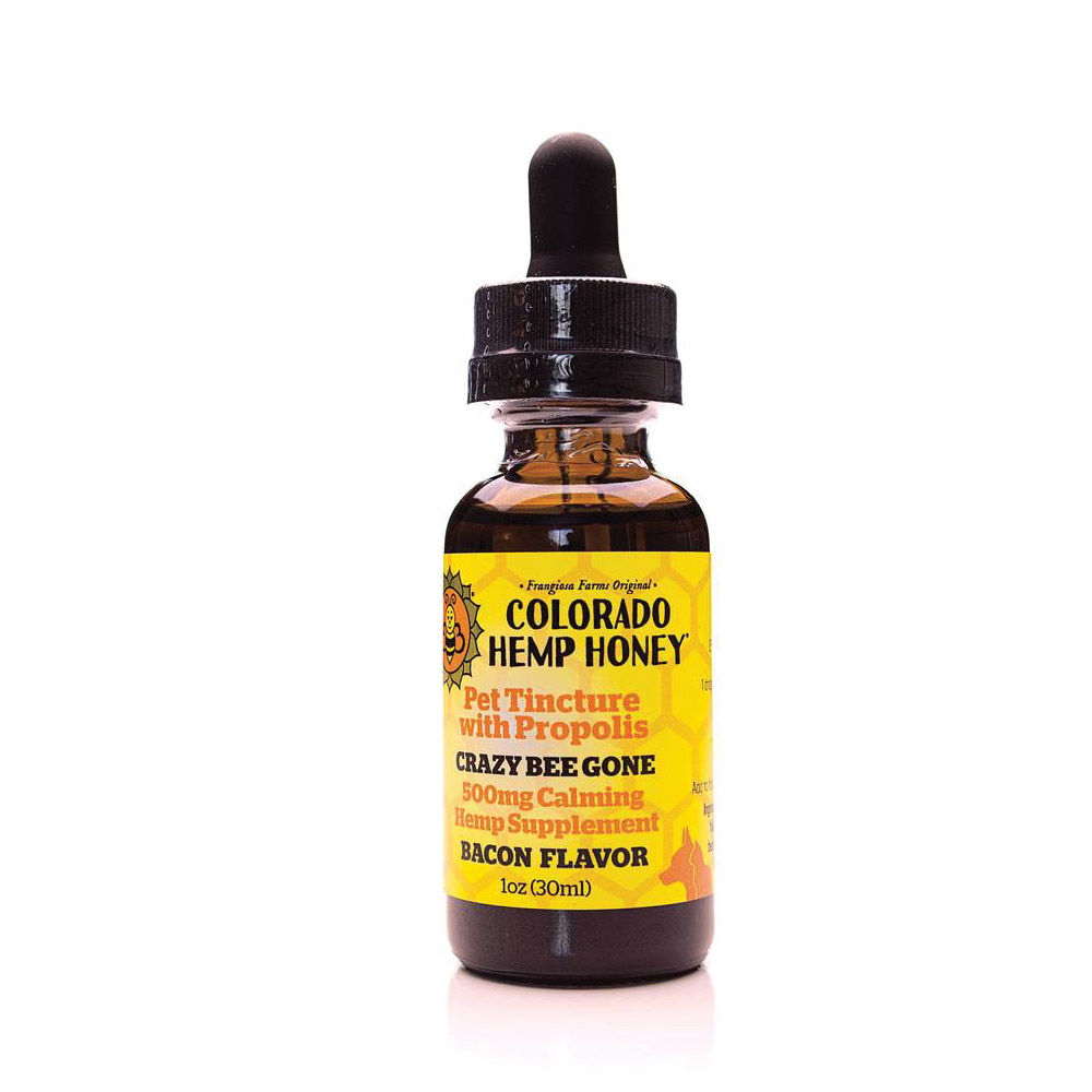 COLORADO HEMP HONEY 7082 Crazy Bee Gone Pet Tincture, 1 o...