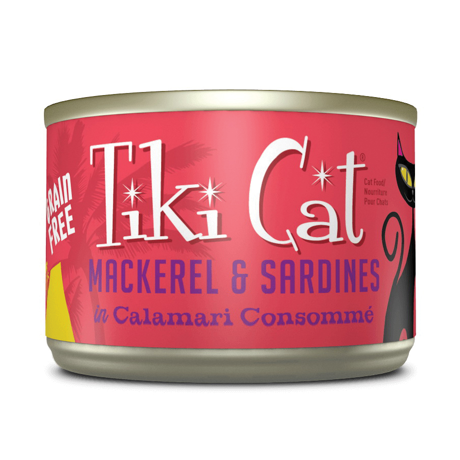 Tiki Pets Tiki Cat Lanai Grill 4109484 Cat Food, Mackerel, Sardines Flavor, 6 oz Can - 1