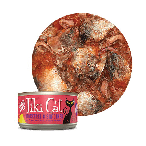 Tiki Pets Tiki Cat Lanai Grill 4109484 Cat Food, Mackerel, Sardines Flavor, 6 oz Can - 2