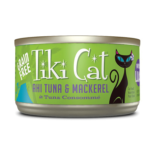 Tiki Pets Tiki Cat Papeekeo Luau 759029 Cat Food, Ahi Tuna, Mackerel Flavor, 2.8 oz Can - 5