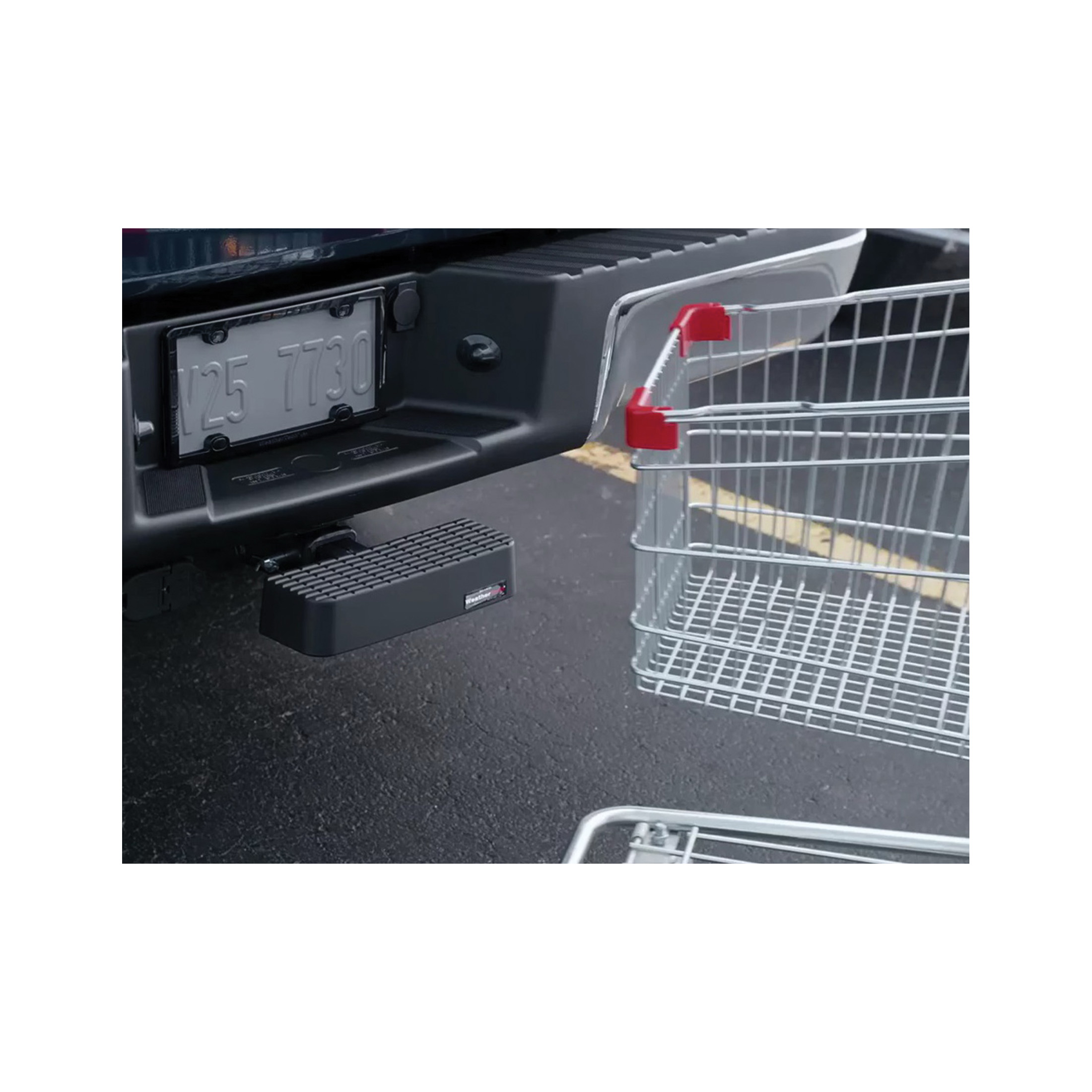 WeatherTech 81BS1BX Bumpstep, Resin, For: 2 in Receiver Hitch Vehicle - 5