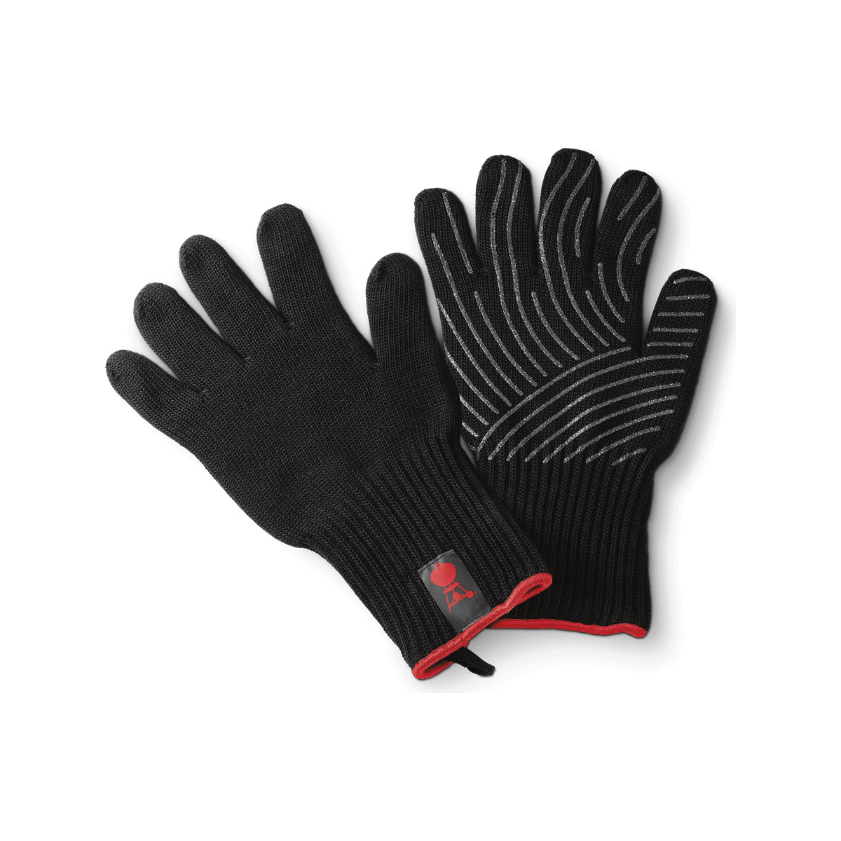 Weber 6535 Premium Gloves, L/XL, Cotton/Polyester, Black