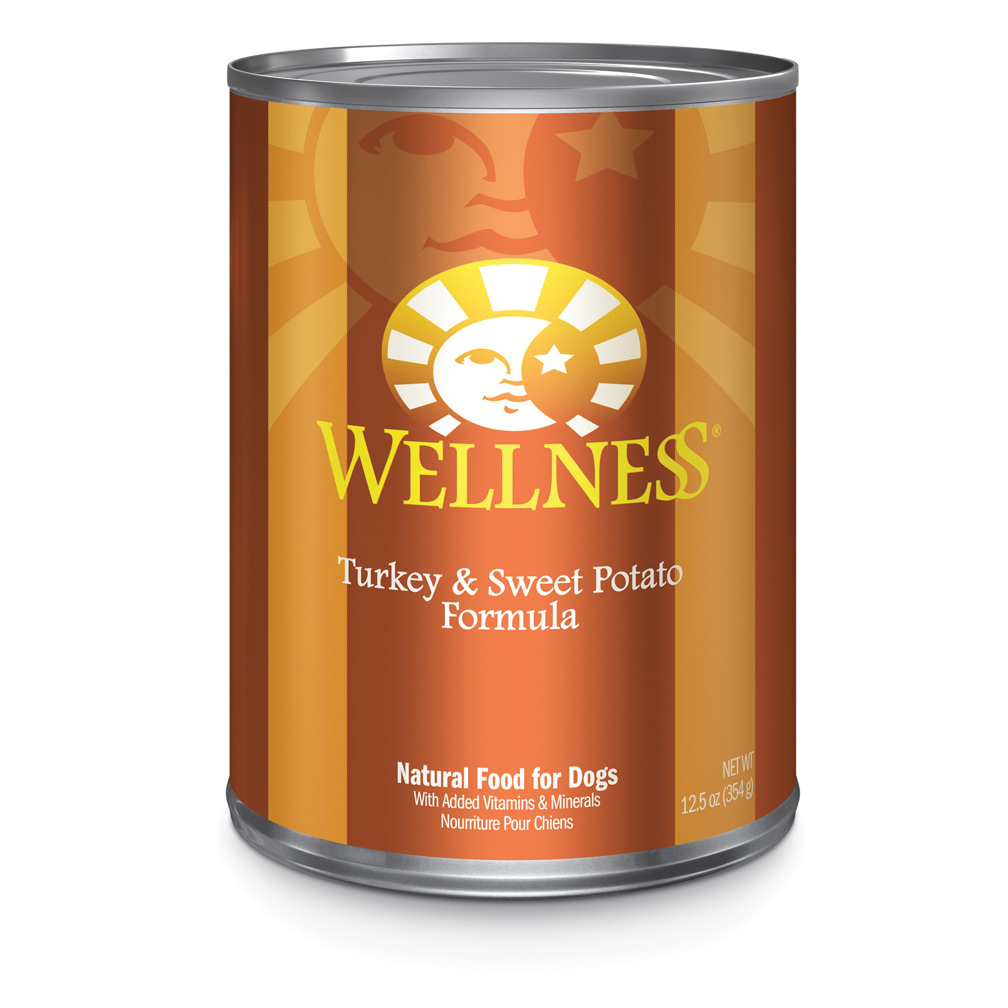 Wellness Complete Health 634231 Dog Food, Wet, Sweet Potato, Turkey Flavor, 12.5 oz Can - 2