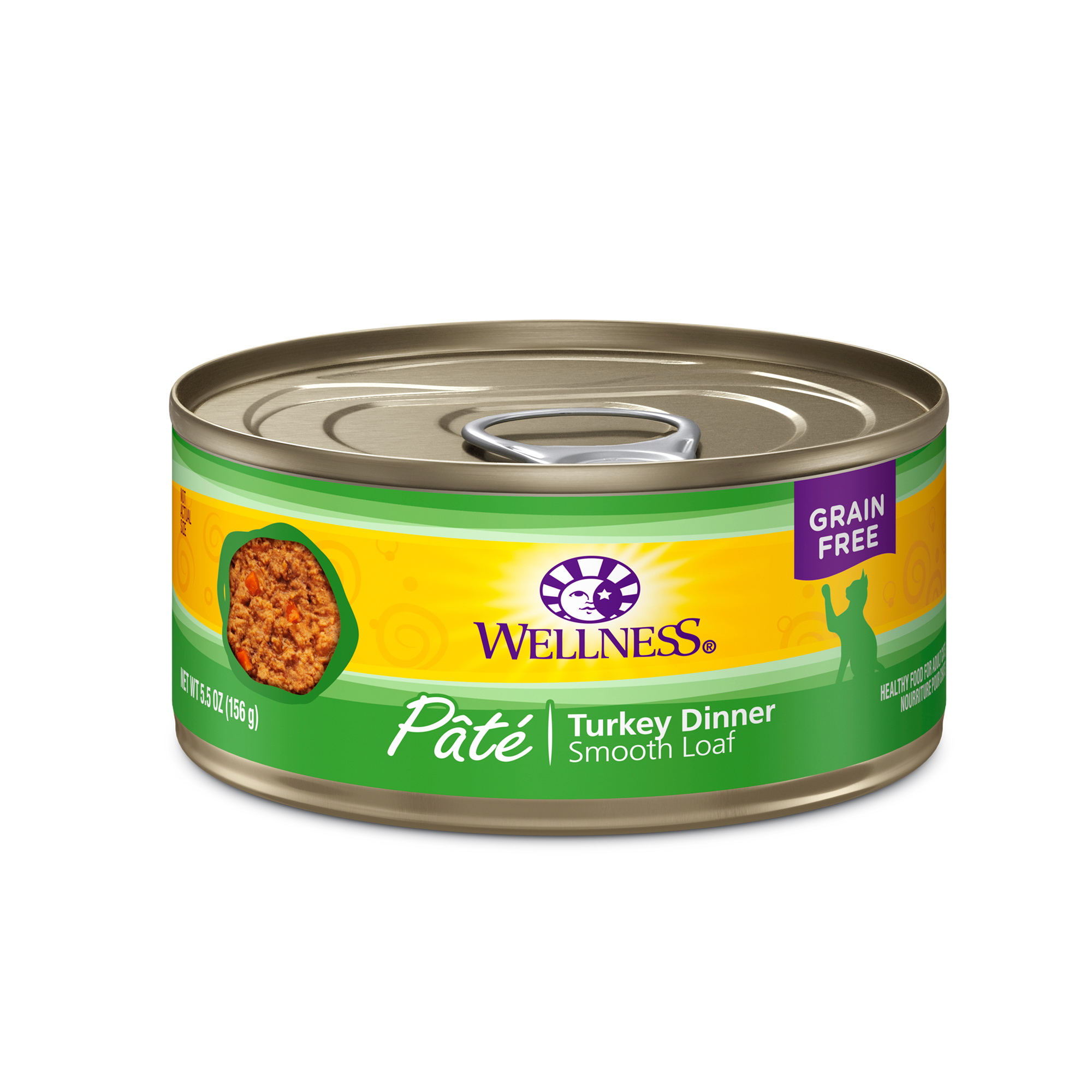 Wellness Complete Health 634027 Cat Food, Wet, Turkey Flavor, 5.5 oz Can - 1