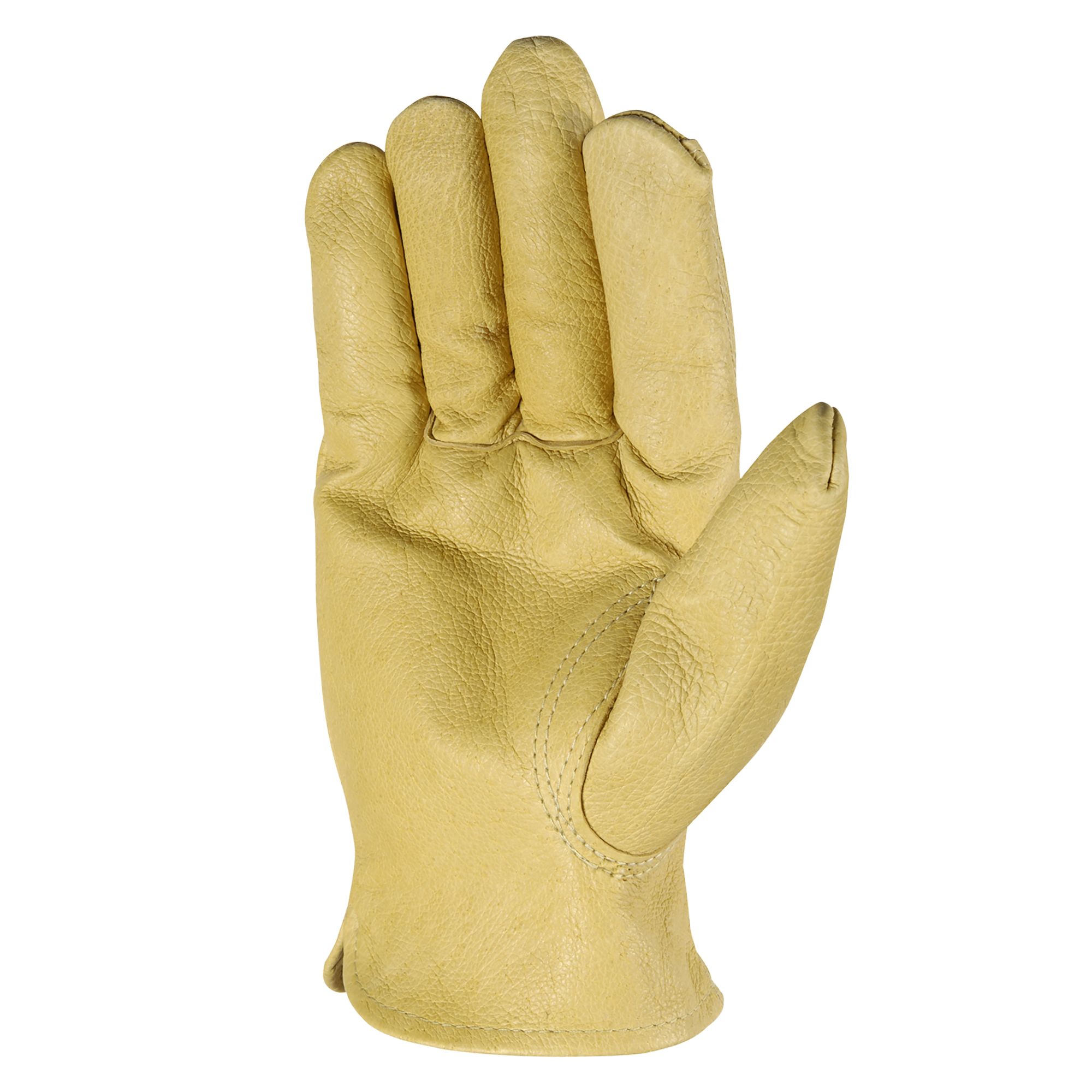 Wells Lamont 1133XL Work Gloves, Men's, XL, Slip-On Cuff, Cowhide Leather, Gold/Yellow - 2