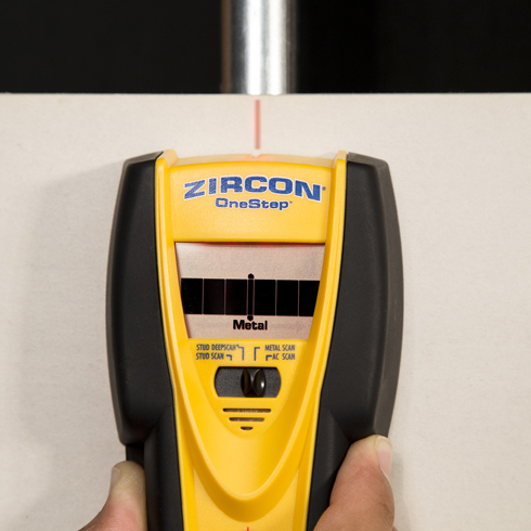 Zircon 61910 Stud Finder, 9 V Battery, 3/4 to 3 in Detection, Detectable Material: Metal/Wood - 3