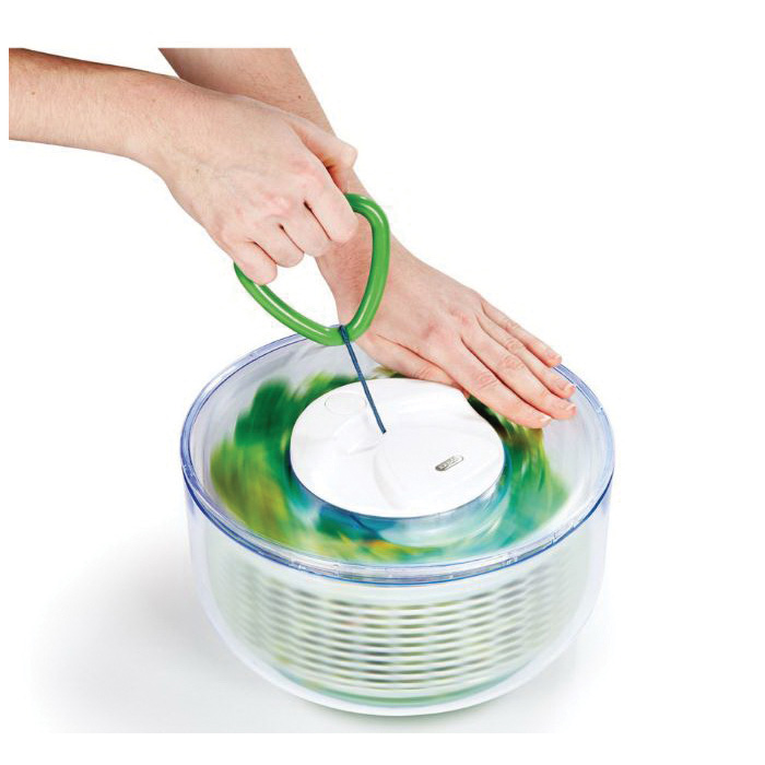 Zyliss E940001U Easy Spin Salad Spinner, 10.24 in L, 10.2