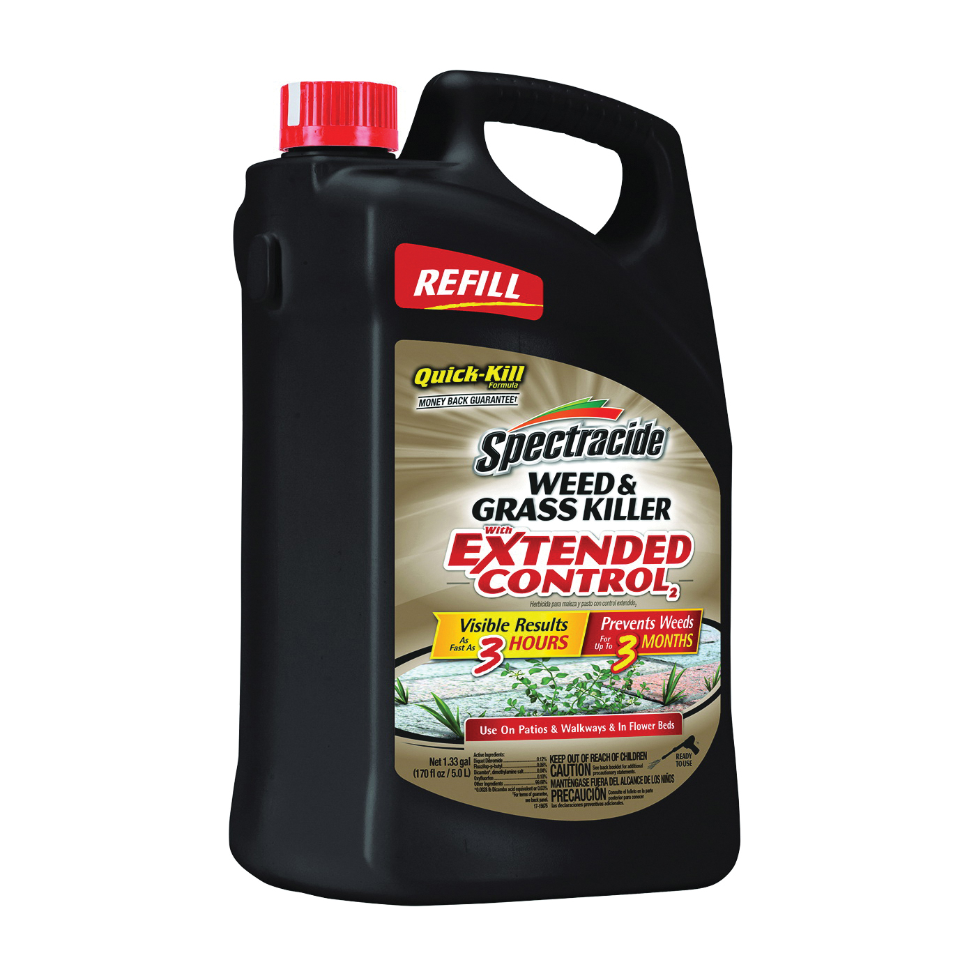 HG-96396 Weed and Grass Killer, Liquid, Amber, 1.33 gal