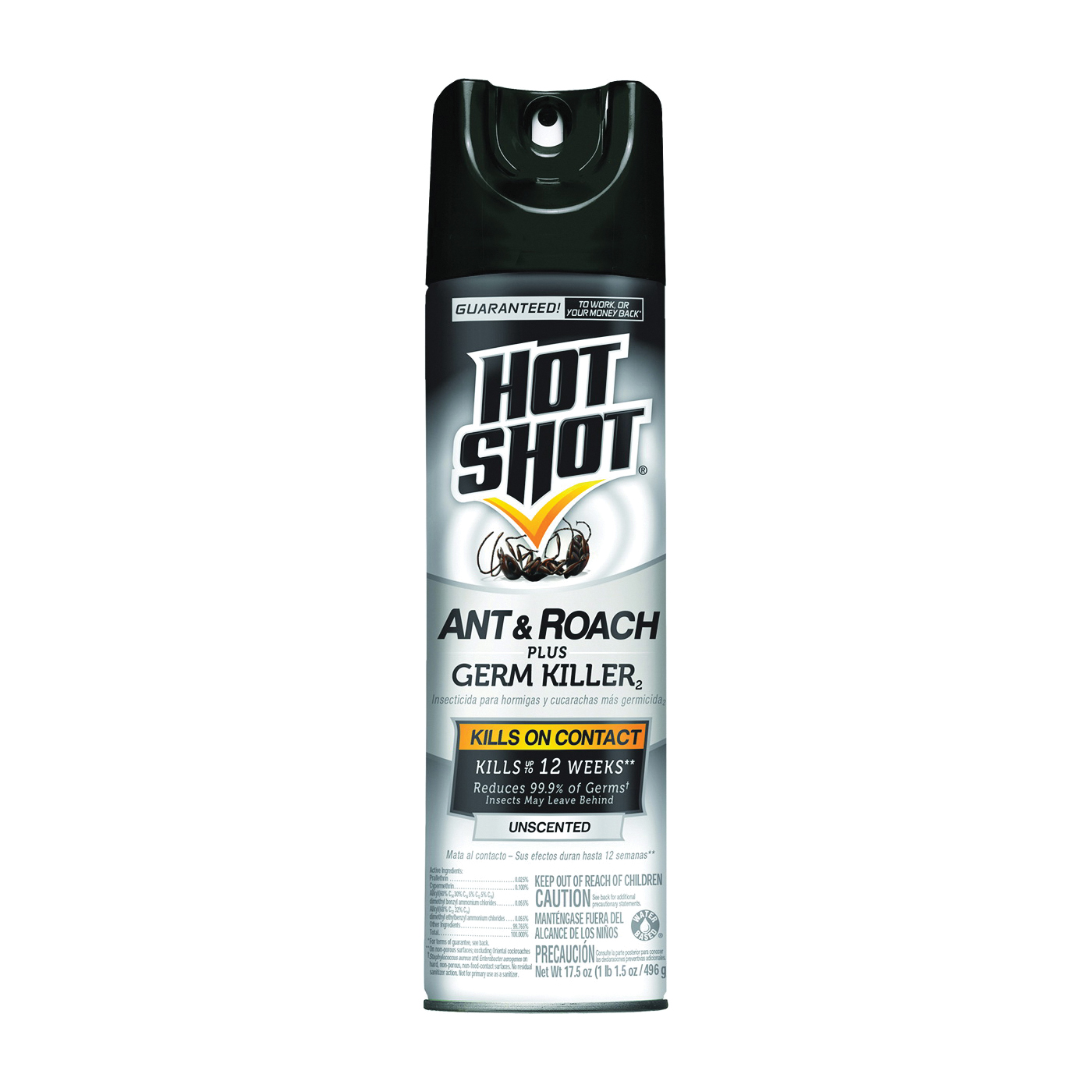 Ant & Roach Killer 17.5 oz Aerosol Can, Hot Shot - 1