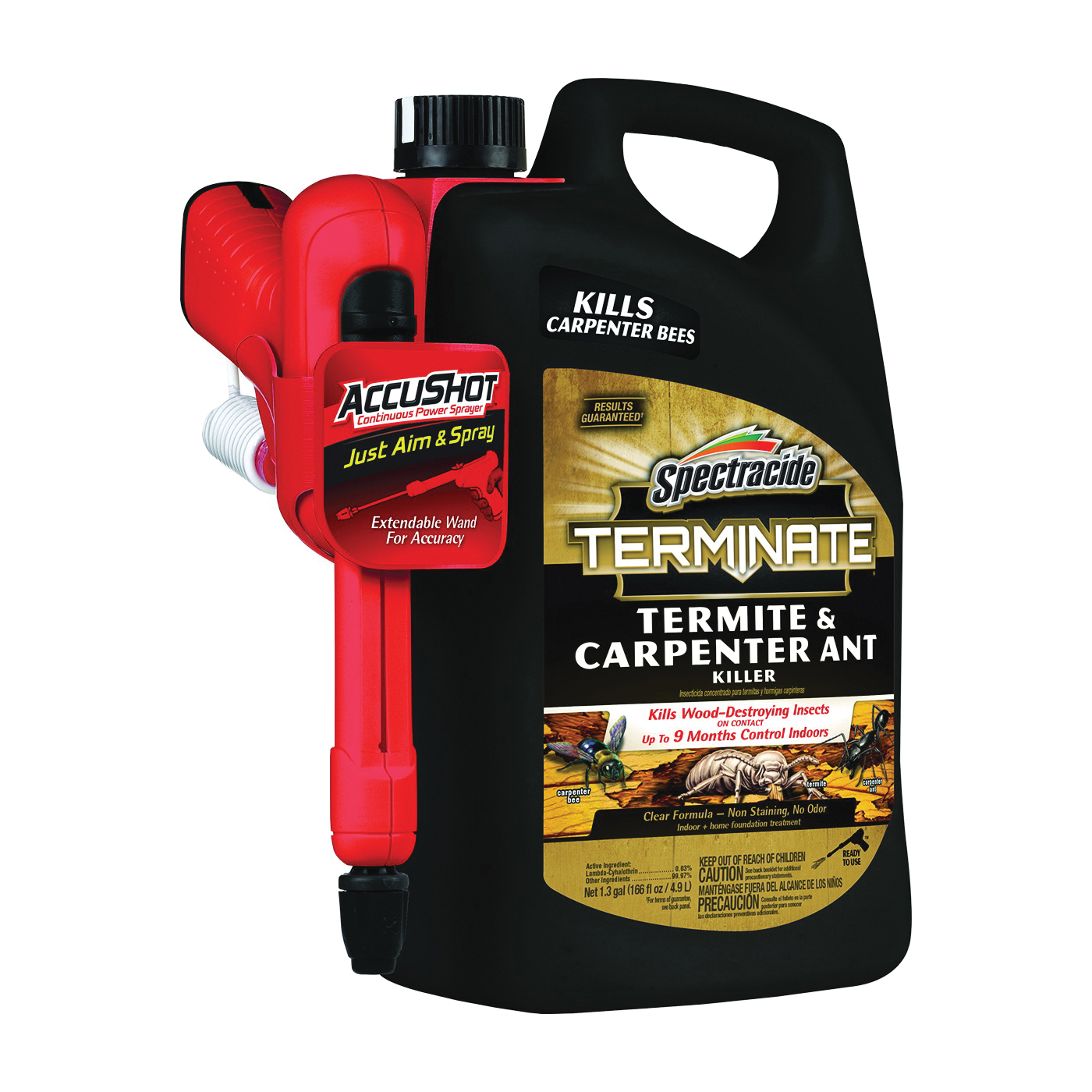 HG-96375 Termite and Carpenter Ant Killer, Liquid, Spray Application, 1.33 gal Can