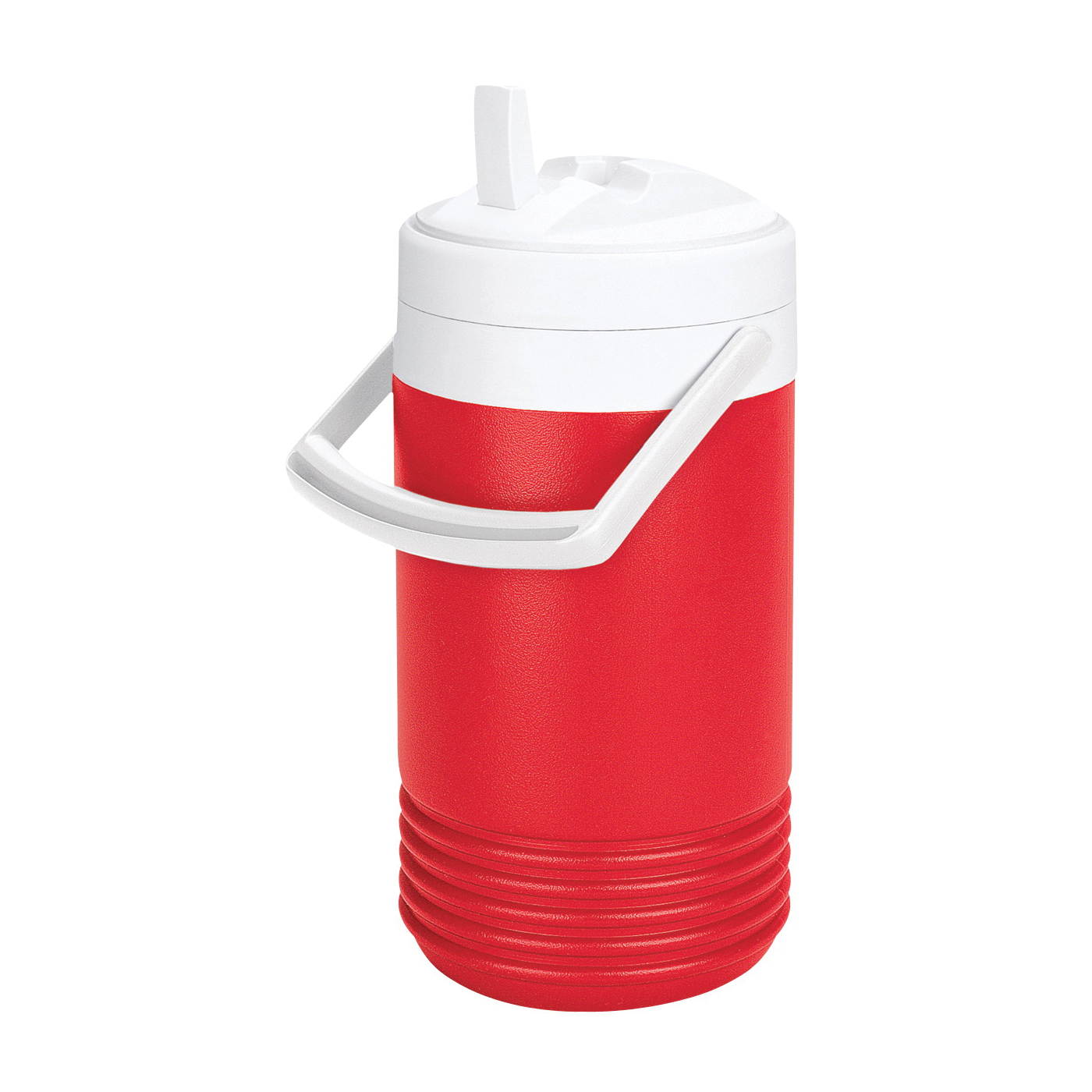 IGLOO Legend 00002204 Beverage Cooler, 1 gal Cooler, Flip Spigot, Plastic, Red/White