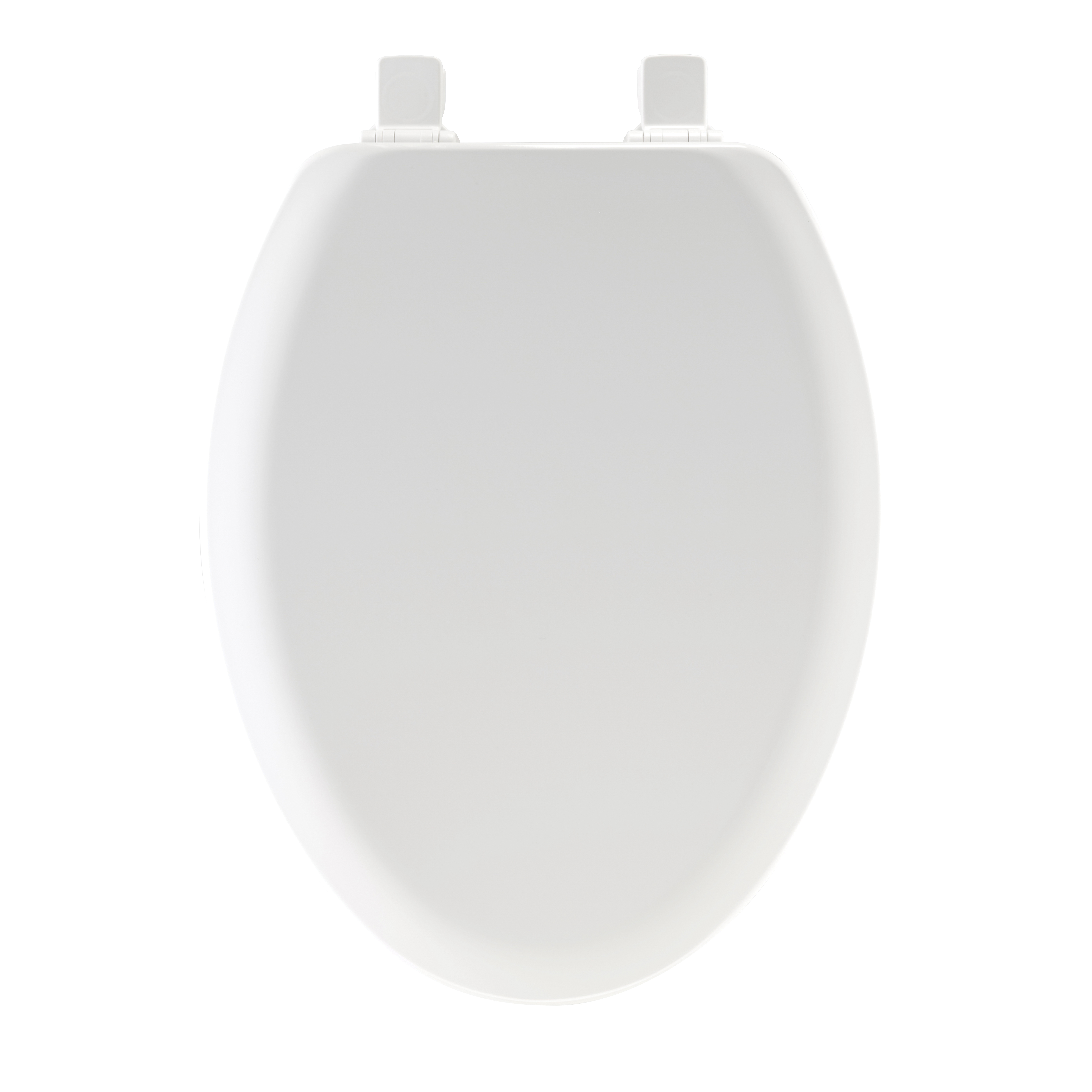141EC-000 Toilet Seat, Elongated, Wood, White, Twist Hinge