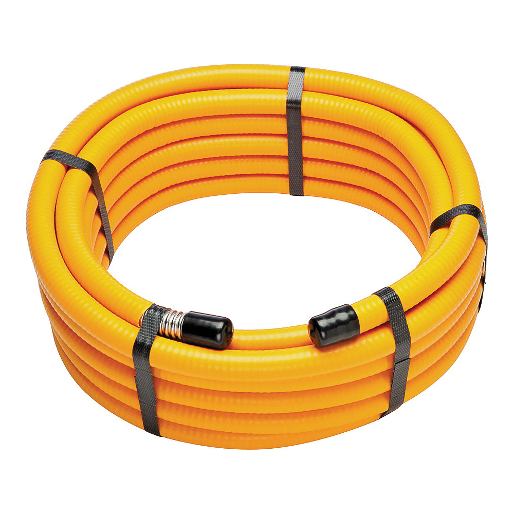 PFCT-12225 Flexible Hose, 1/2 in, Stainless Steel, Yellow, 225 ft L