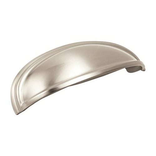 Ashby Series BP36640G10 Cabinet Pull, 5-1/16 in L Handle, 1-3/8 in Projection, Zinc, Satin Nickel