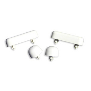 Lasco 02-3309 Toilet Seat Bumper Set, Plastic