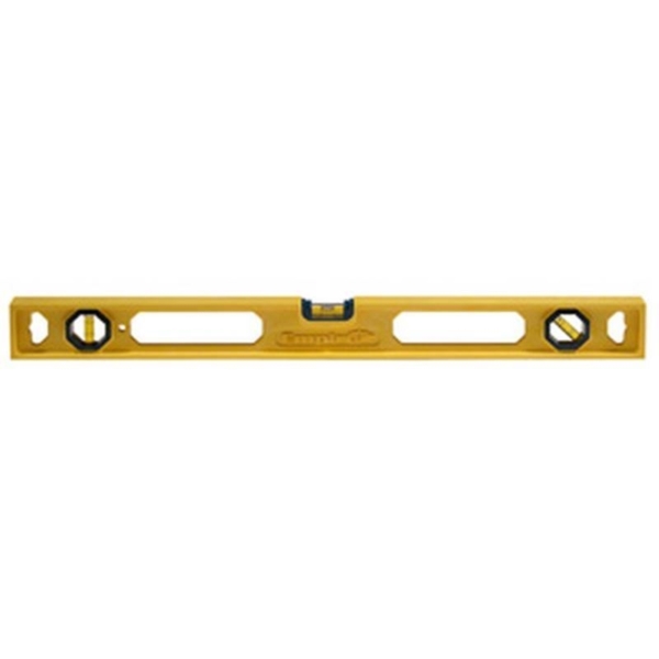 Empire POLYCAST Series 330-48 I-Beam Level, 48 in L, 3-Vial, 1-Hang Hole, Non-Magnetic, Polycast, Blue
