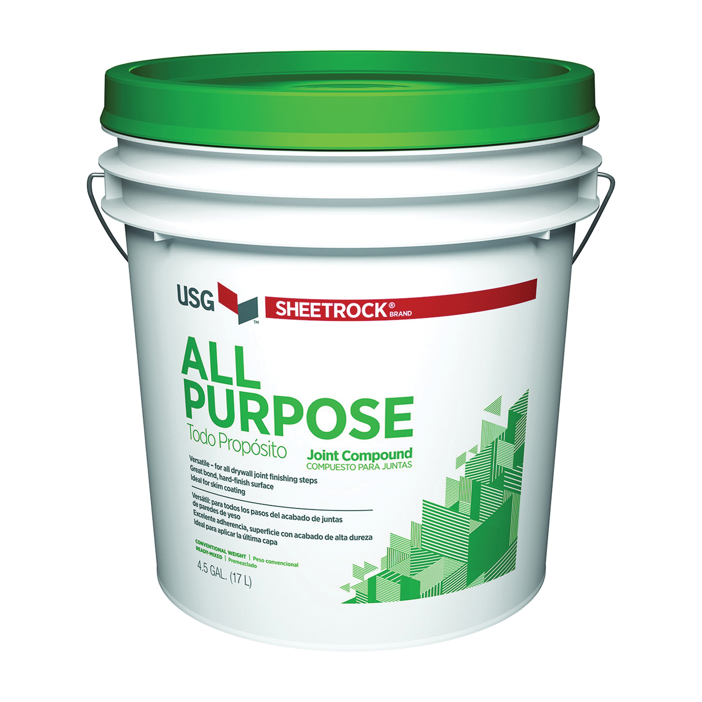 380501 Joint Compound, Paste, Off-White, 4.5 gal Pail