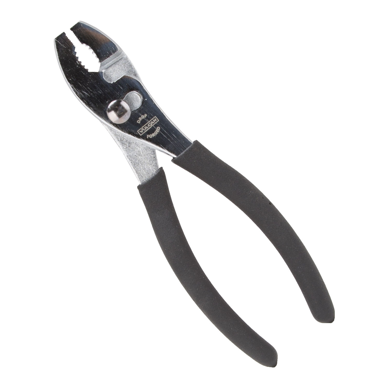 JL-NP004 Slip Joint Plier, 8 in OAL, 1-1/4 in Jaw Opening, Black Handle, Non-Slip Handle, 1-1/4 in W Jaw