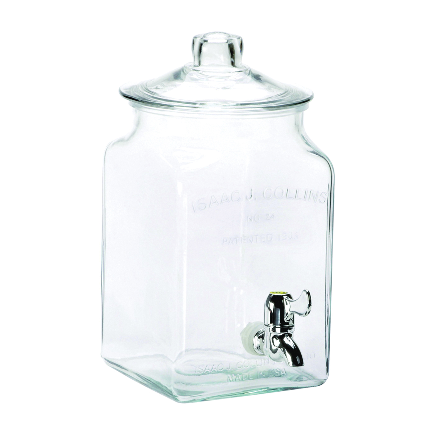 Oneida 93474 Beverage Dispenser, 1.5 gal Capacity, Glass Container, Clear - 1