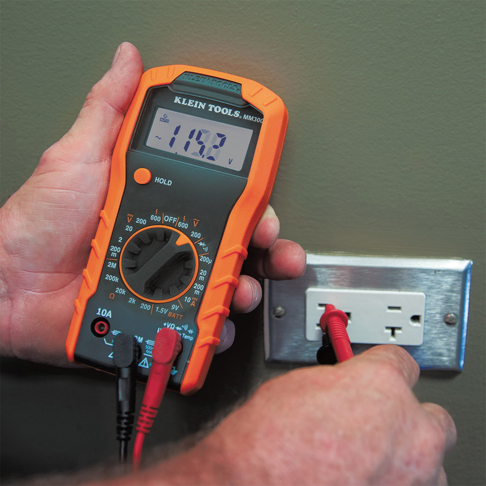 Klein Tools 69149 Electrical Test Kit, LCD Display, Functions: AC Voltage, DC Voltage, Continuity, Resistance