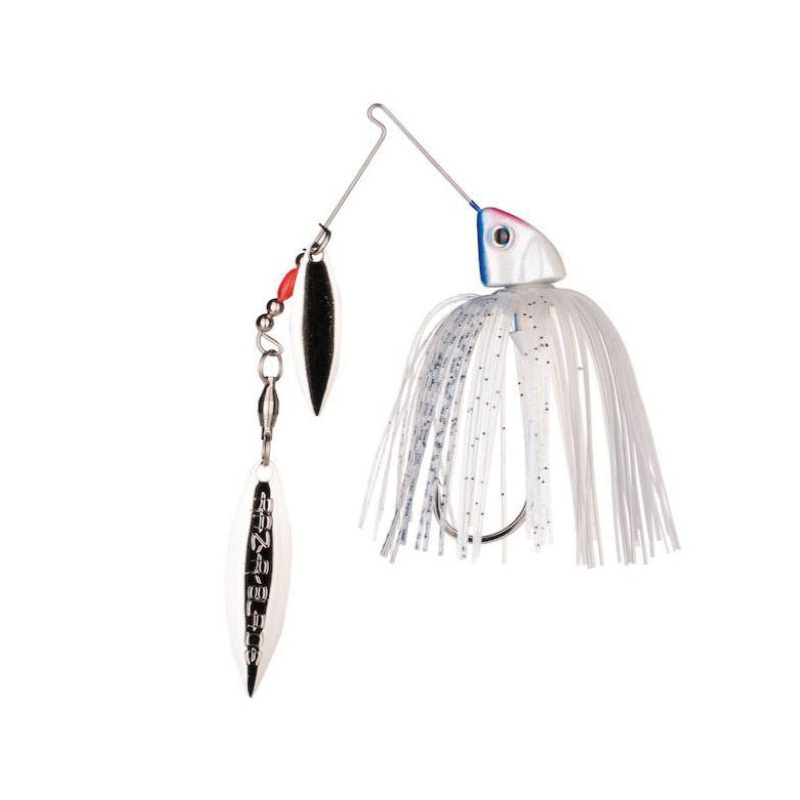 Strike King BURN14-209S Fishing Lure, Spinner Bait, Blue Shad Lure