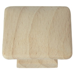 Au Natural Series 32301 Cabinet Knob, 0.65 in Projection, Wood