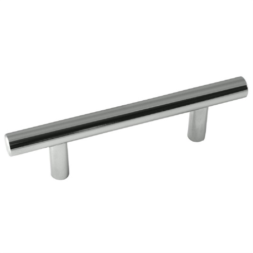 Melrose Series 87026 Cabinet Pull, 127 mm L Handle, 32 mm H Handle, Steel, Polished Chrome