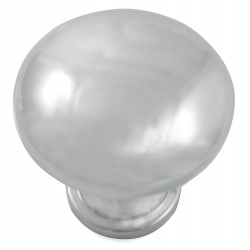 Richmond Series 55526 Cabinet Knob, 0.98 in Projection, Zinc, Polished Chrome