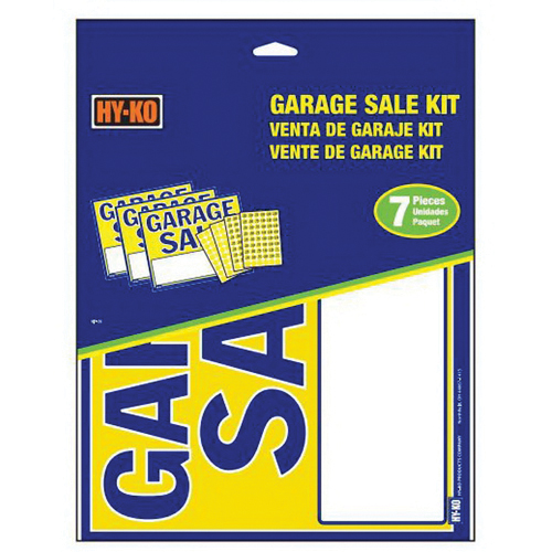 KIT-26 Sign Kit, GARAGE SALE, Card Stock