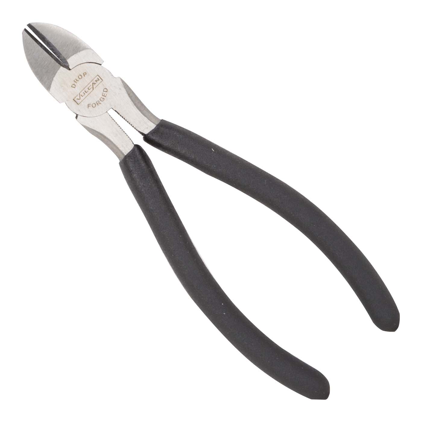 JL-NP006 Diagonal Cutting Plier, 6 in OAL, 1 mm Cutting Capacity, 0.75 in Jaw Opening, Black Handle