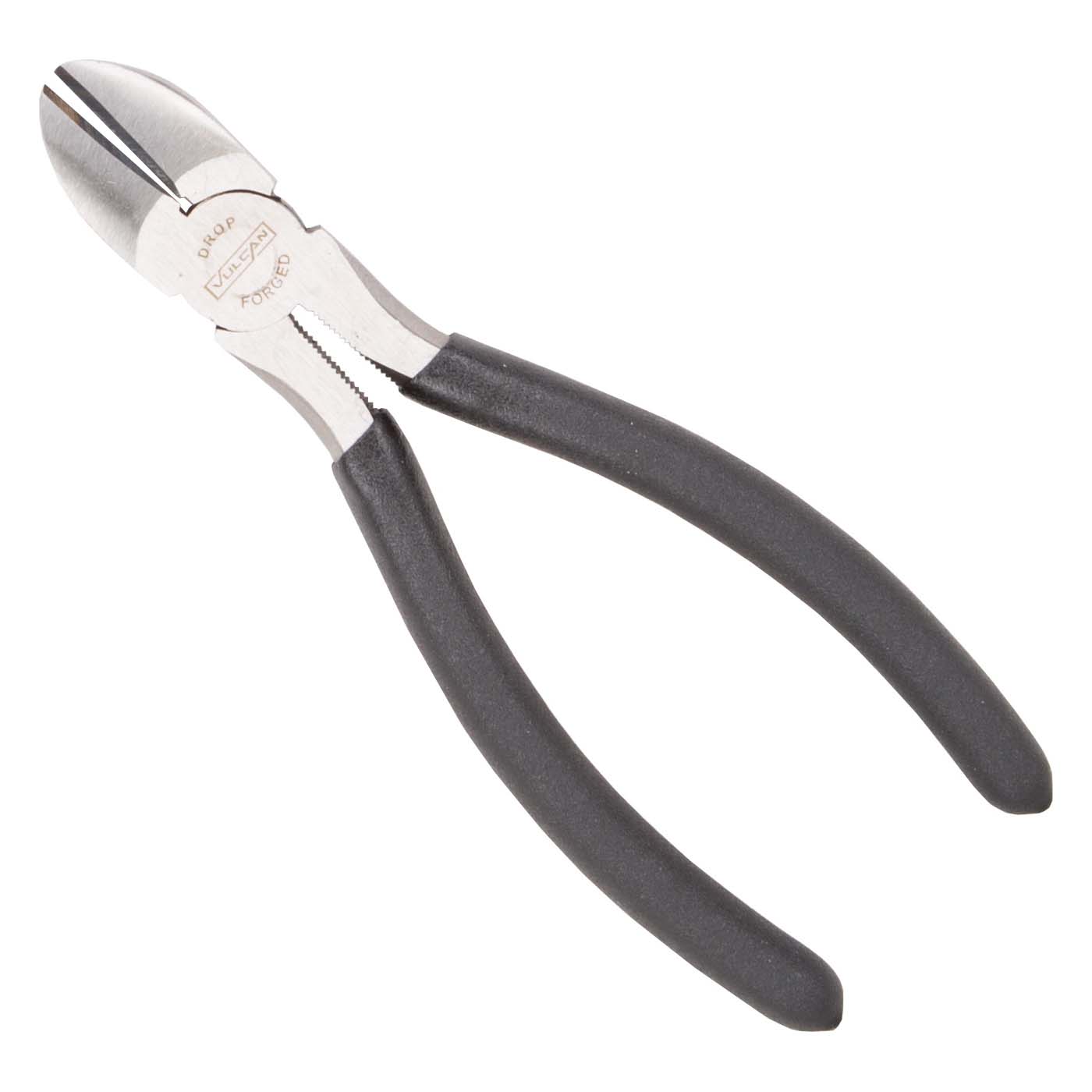 JL-NP007 Diagonal Cutting Plier, 7 in OAL, 1 mm Cutting Capacity, 1 in Jaw Opening, Black Handle, Non-Slip Handle