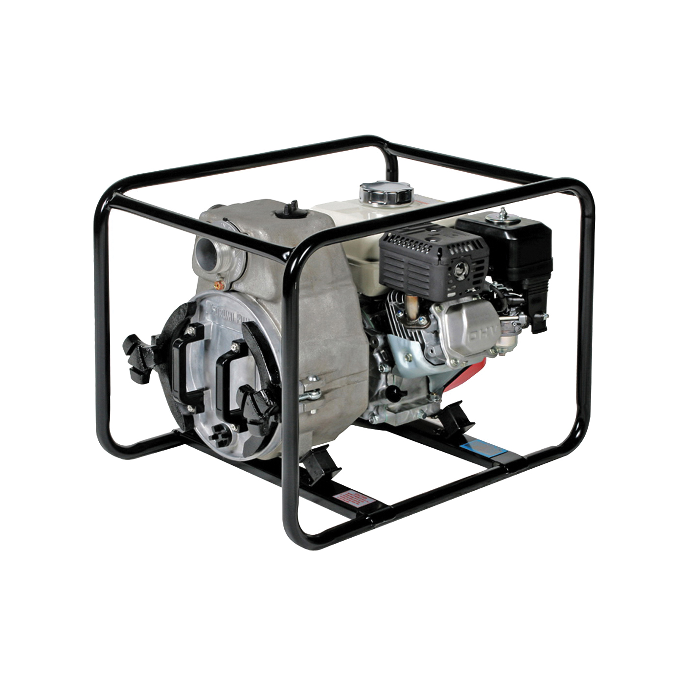 EPT3-50HA Trash Pump, 5.5 hp, 2 in Outlet, 90 ft Max Head, 190 gpm, Iron/Stainless Steel
