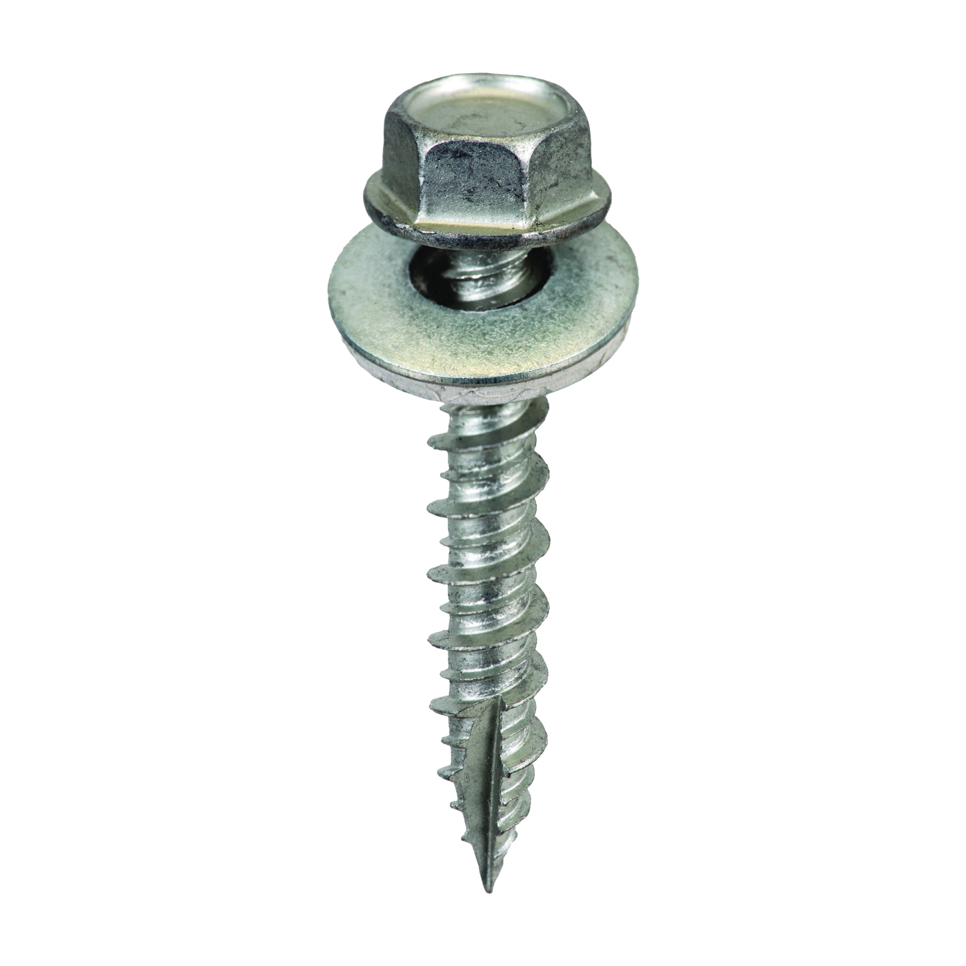 SW-MW1415G250 Screw, #14 Thread, High-Low, Twin Lead Thread, Hex Drive, Self-Tapping, Type 17 Point