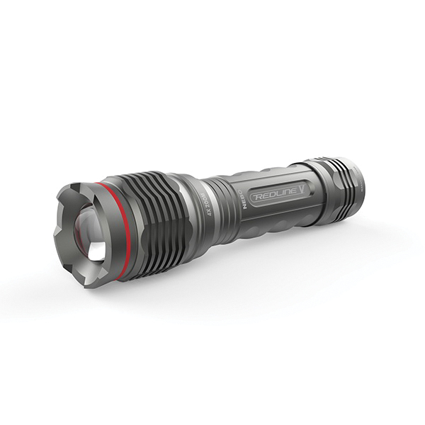 Nebo REDLINE V Series 6639 Flashlight, AAA Battery, LED Lamp, 170 m High, 110 m Medium, 50 m Low Beam Distance, Gray