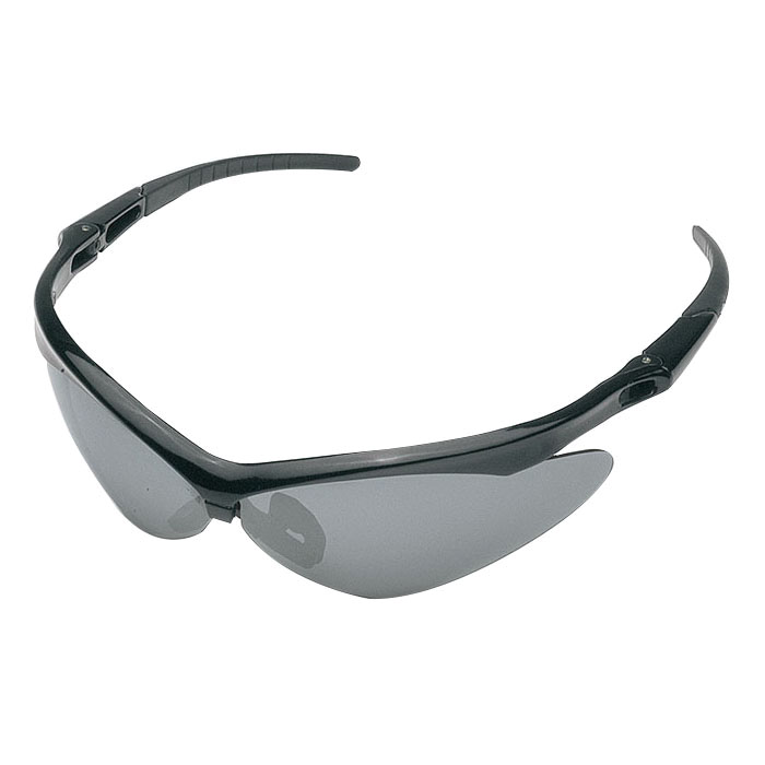Stihl 7010 884 0307 Safety Glasses, Polycarbonate Lens, Wrap-Around Frame, Black Frame, UV Protection: 99 %